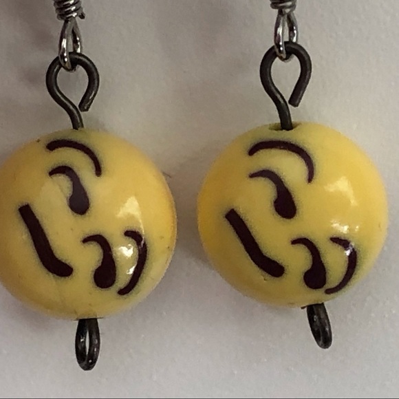 New Hand Crafted Emoji Earrings 😏 - Picture 4 of 5